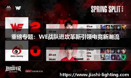 重磅专题：WE战队进攻革新引领电竞新潮流
